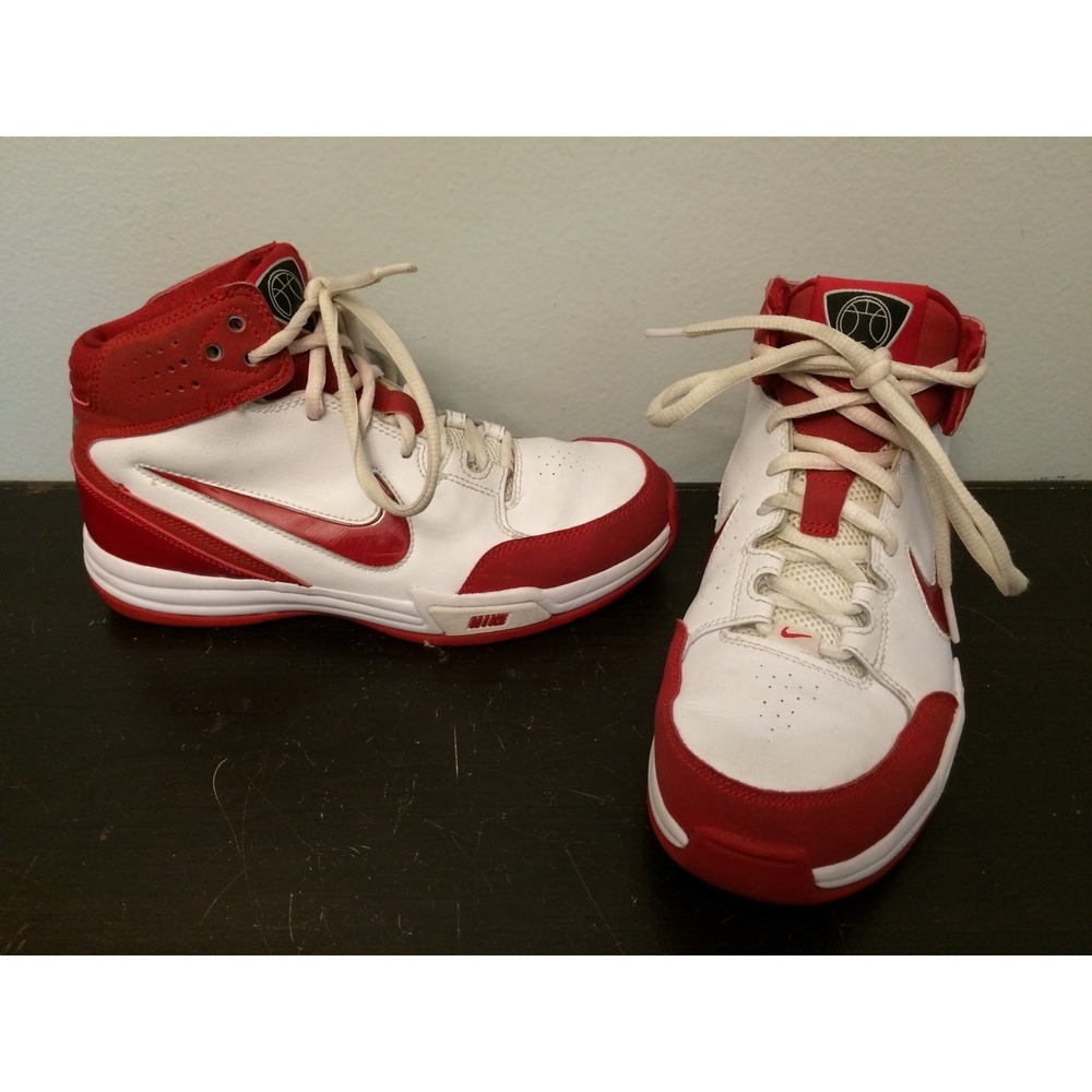 Nike Dream Youth Basketball Shoes, #383193-161 White/Red Youth US‎ Size 4Y